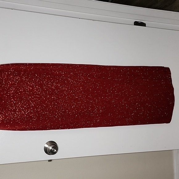 City Triangles Red/Burgundy Glitter, Formal, Prom Dress, Size Small - Picture 3 of 7